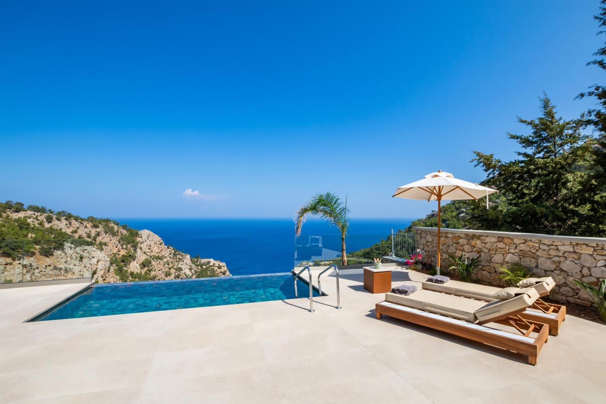 Mertelia Luxury Villas Kyra Panagia ภายนอก รูปภาพ