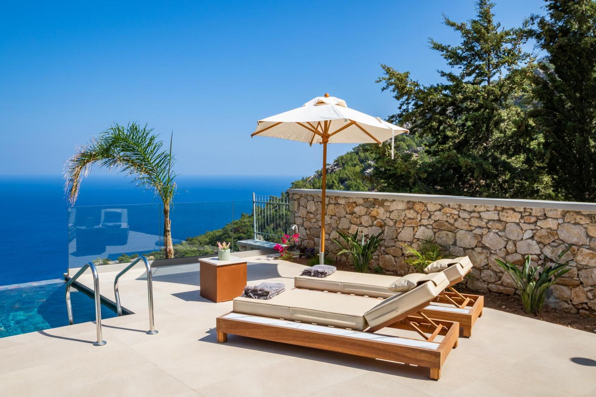 Mertelia Luxury Villas Kyra Panagia ภายนอก รูปภาพ