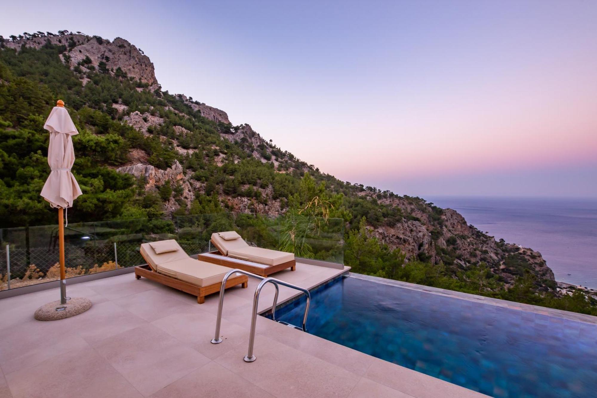Mertelia Luxury Villas Kyra Panagia ภายนอก รูปภาพ
