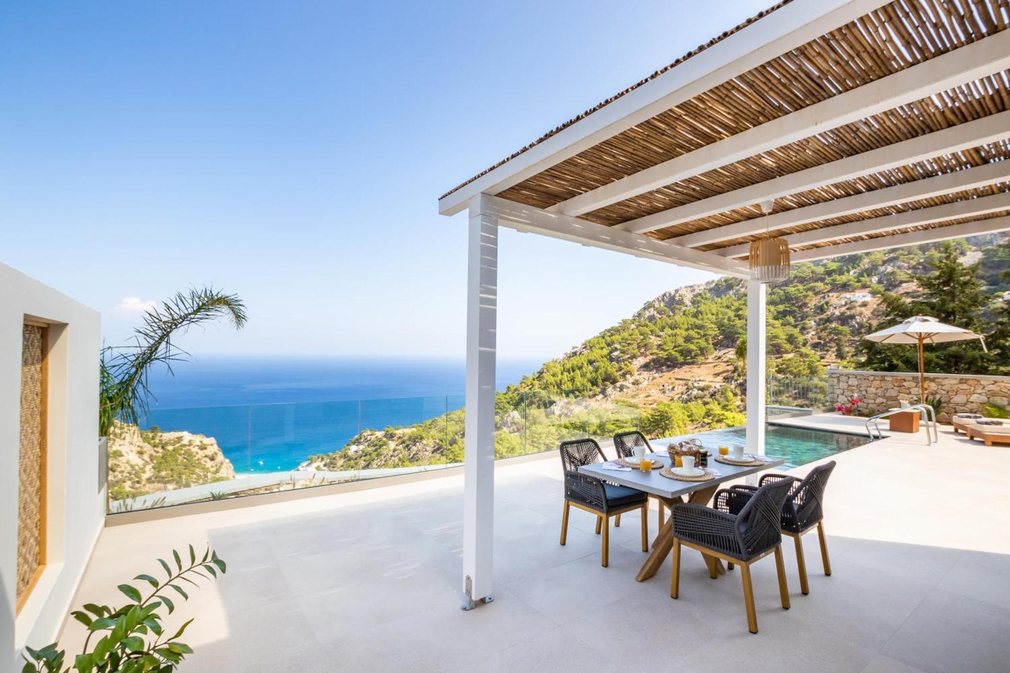 Mertelia Luxury Villas Kyra Panagia ภายนอก รูปภาพ