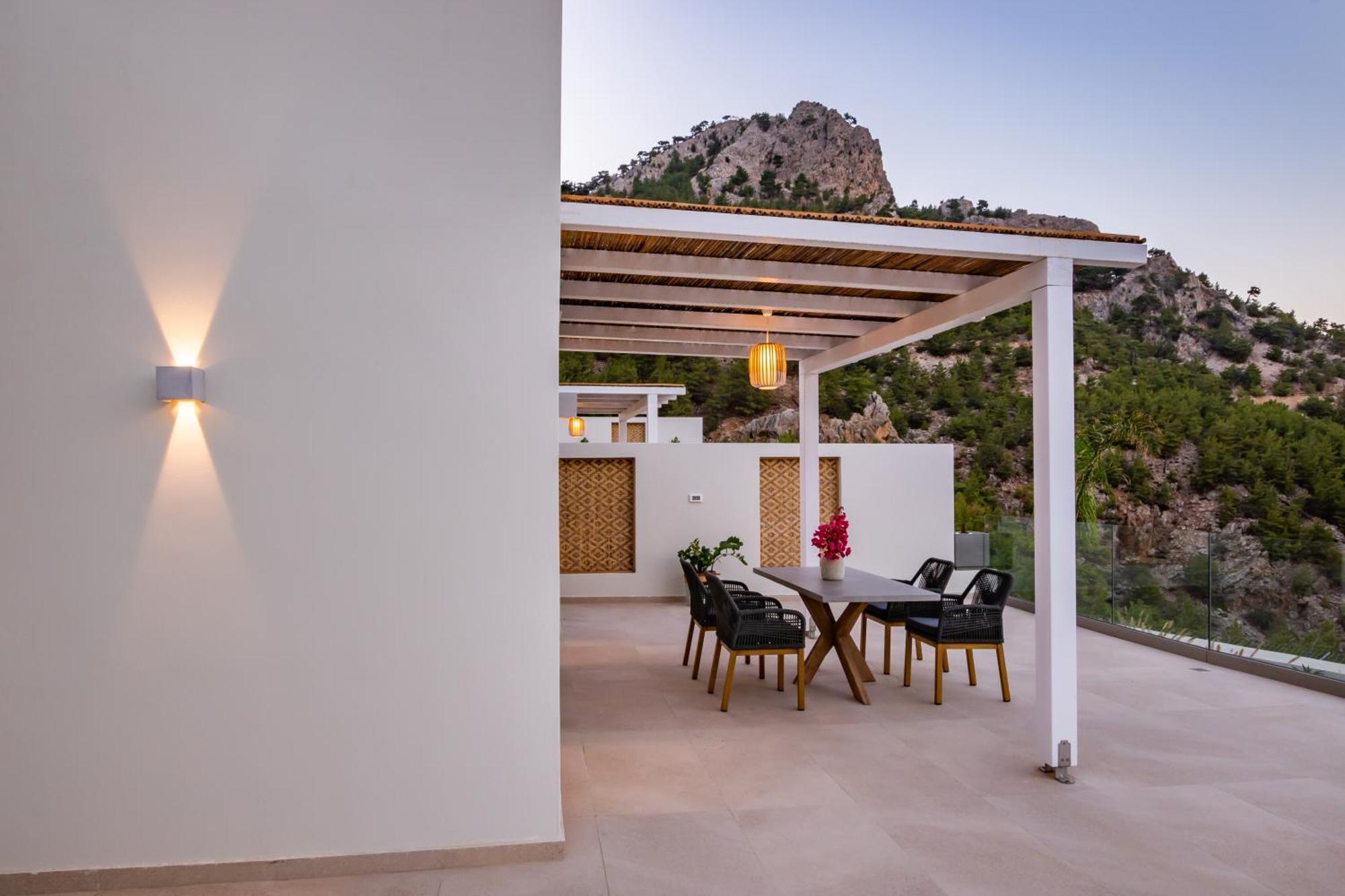 Mertelia Luxury Villas Kyra Panagia ภายนอก รูปภาพ