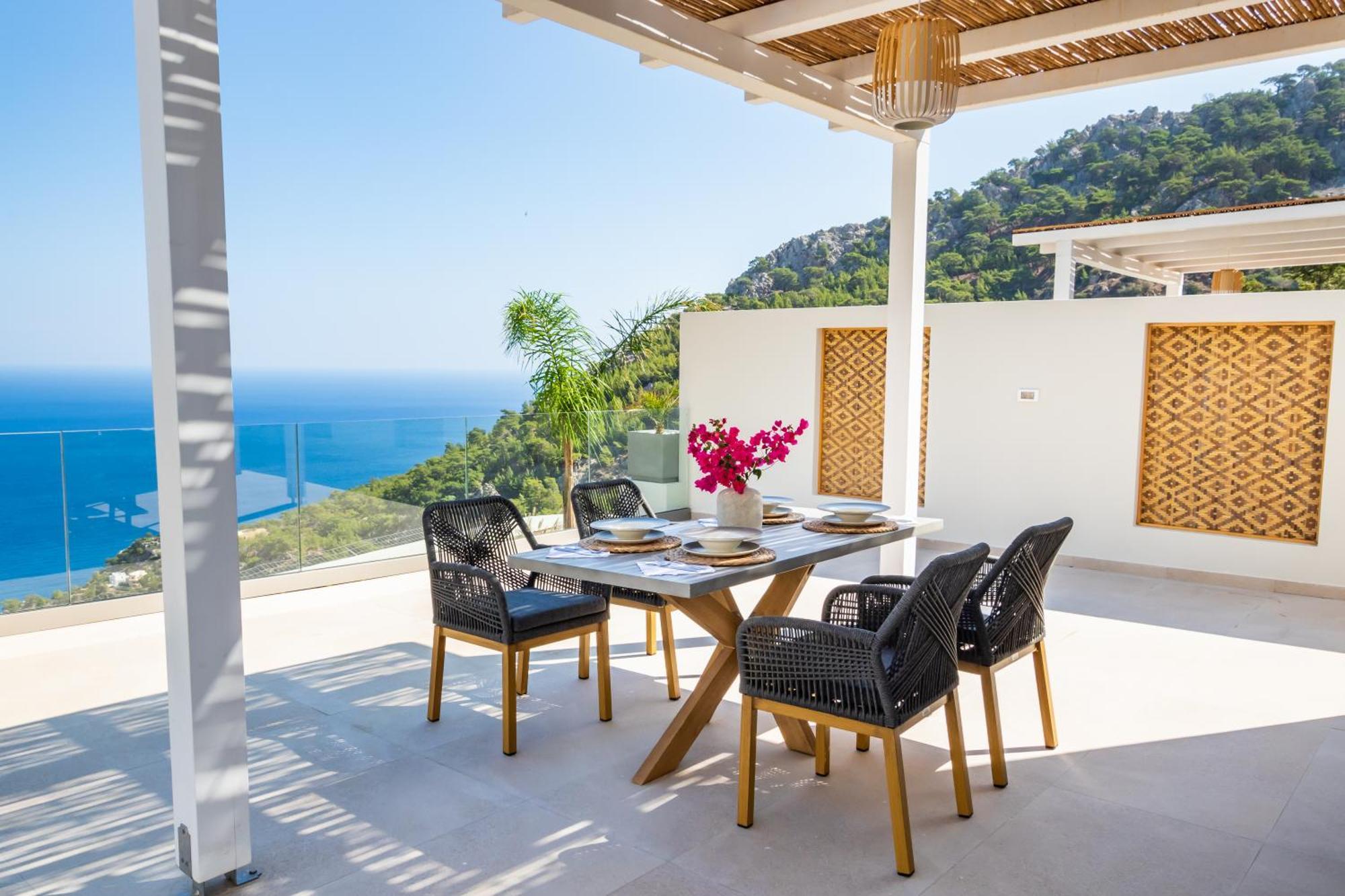Mertelia Luxury Villas Kyra Panagia ภายนอก รูปภาพ